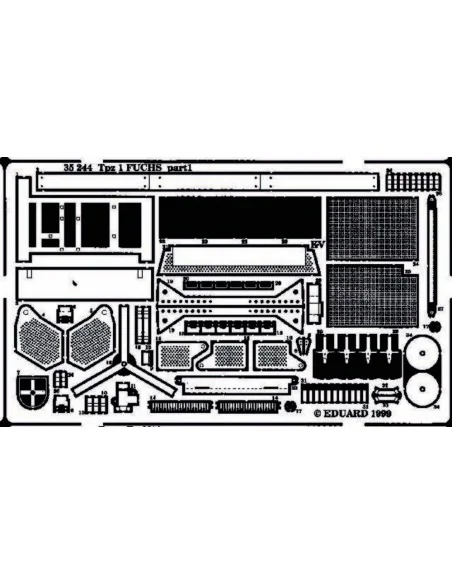 Tpz-1 Fuchs für Revell Bausatz, 1/35 - Eduard Accessories 35244