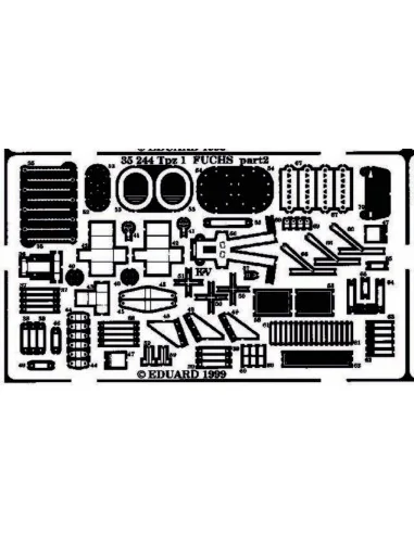 Tpz-1 Fuchs für Revell Bausatz, 1/35 - Eduard Accessories 35244