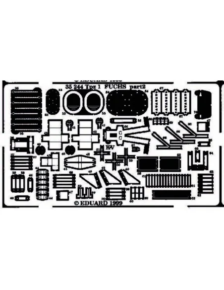 Tpz-1 Fuchs für Revell Bausatz, 1/35 - Eduard Accessories 35244