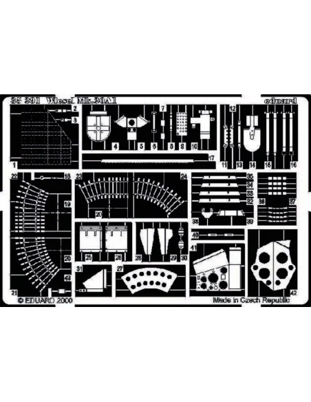Wiesel Mk.20A1 Detailsatz, 1/35 - Eduard Accessories 35291