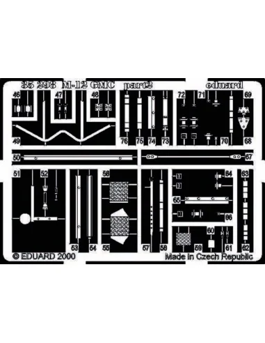 M-12 Selbstfahrlafette Detailsatz, 1/35 - Eduard Accessories 35298