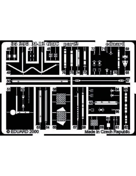 [NO_DESC] M-12 Selbstfahrlafette Detailsatz, 1/35 - Eduard Accessor...