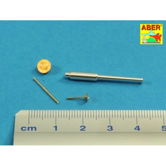 Set of barrels for Soviet tank T-50 - Aber Models 35 L-212
