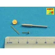 Set of barrels for Soviet tank T-50 - Aber Models 35 L-212