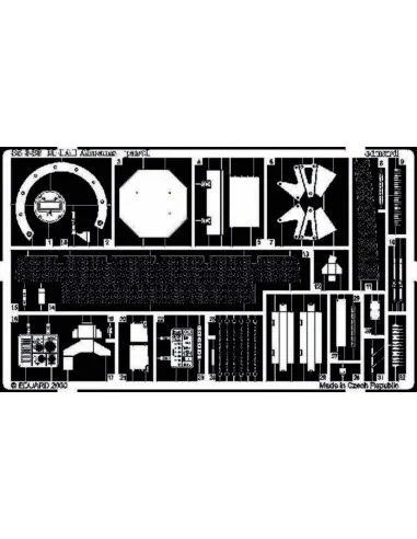 M-1A1 Abrams Fotoätzsatz, 1/35 - Eduard Accessories 35333