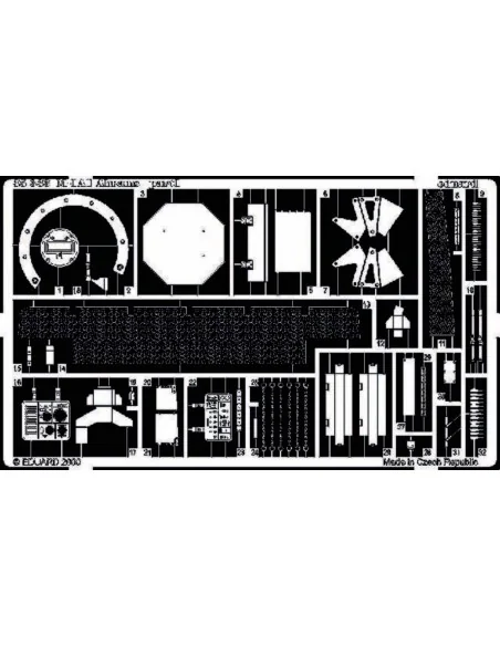 [NO_DESC] M-1A1 Abrams Fotoätzsatz, 1/35 - Eduard Accessories 35333