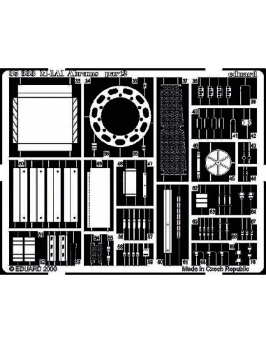[NO_DESC] M-1A1 Abrams Fotoätzsatz, 1/35 - Eduard Accessories 35333