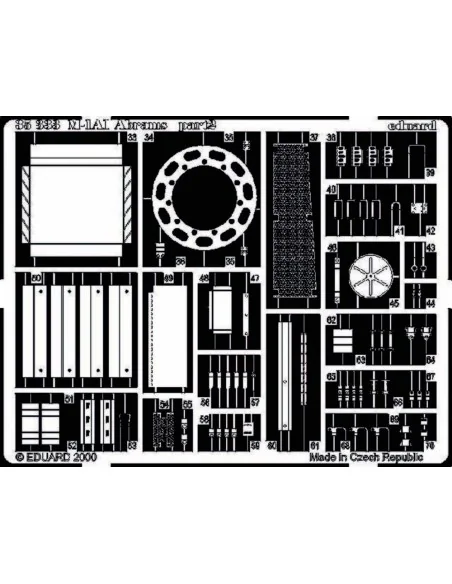 [NO_DESC] M-1A1 Abrams Fotoätzsatz, 1/35 - Eduard Accessories 35333