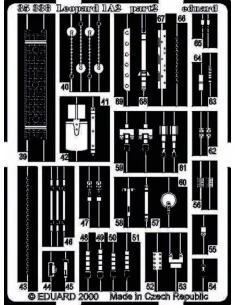 Leopard 1 A2 Fotoätzsatz, 1/35 - Eduard Accessories 35338 2