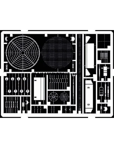 Leopard 2 A5 Bundeswehr Fotoätzsatz, 1/35 - Eduard Accessories 35340