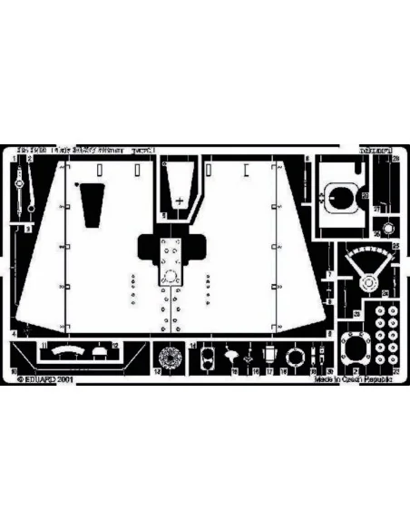 Flak 36/37 88 mm Fotoätzsatz, 1/35 - Eduard Accessories 35349