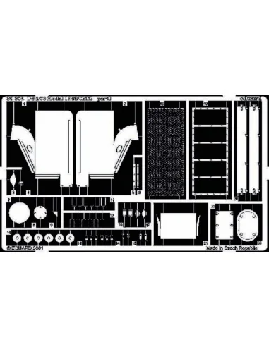 T-34/76 Model 1943/ChTZ Fotoätzsatz, 1/35 - Eduard Accessories 35359
