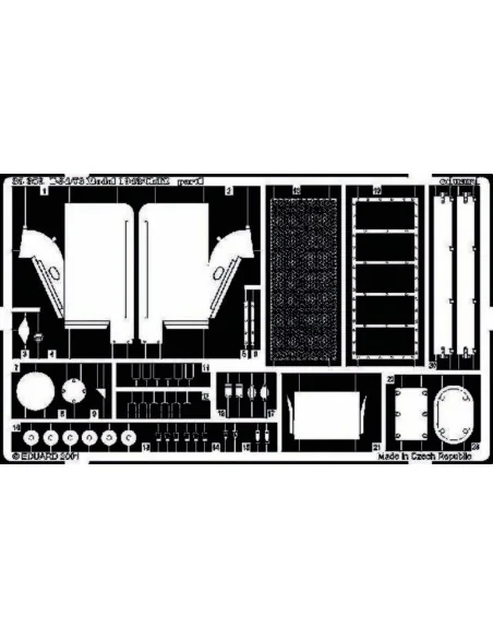 T-34/76 Model 1943/ChTZ Fotoätzsatz, 1/35 - Eduard Accessories 35359