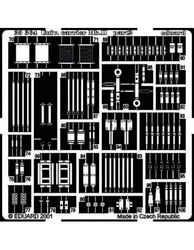 Univ. carrier Mk. II Fotoätzsatz, 1/35 - Eduard Accessories 35364