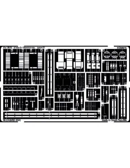 M4A3 Sherman Fotoätzsatz, 1/35 - Eduard Accessories 35369