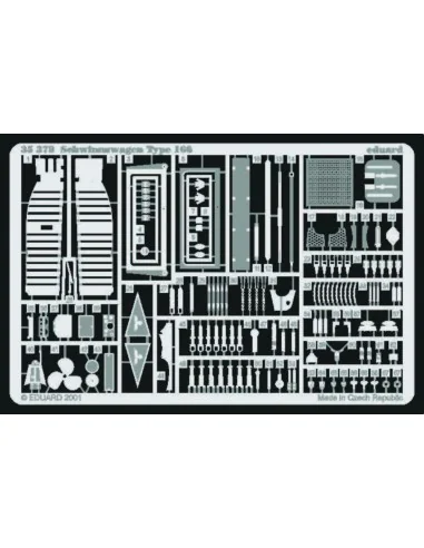 Schwimmwagen Typ 166 fotätzsatz, 1/35 - Eduard Accessories 35378