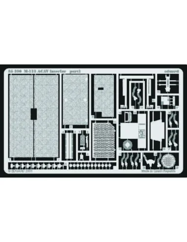 M-113 ACAV Inneneinrichtung Fotoätzsatz, 1/35 - Eduard Accessories ...