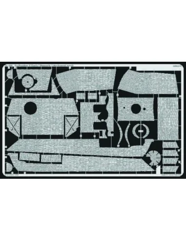 Pz.V Panter G Early Zimmerit 1 für Tamiya Bausatz, 1/35 - Eduard Ac...
