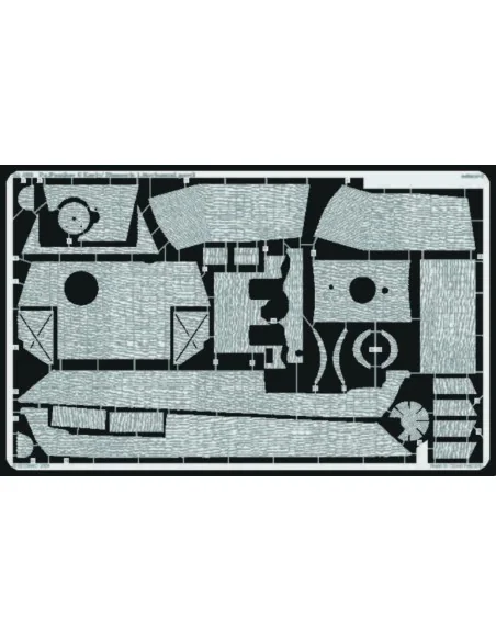 Pz.V Panter G Early Zimmerit 1 für Tamiya Bausatz, 1/35 - Eduard Ac...