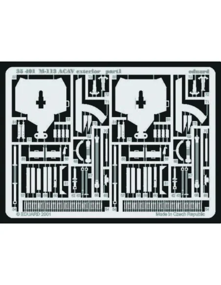M-113 ACAV Fotoätzsatz, 1/35 - Eduard Accessories 35401