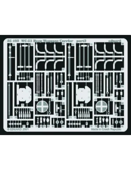 WC-51 Beep Weapons Carrier Fotoätzsatz, 1/35 - Eduard Accessories 3...
