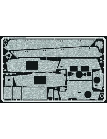 Königstiger Zimmerit Fotoätzsatz, 1/35 - Eduard Accessories 35404