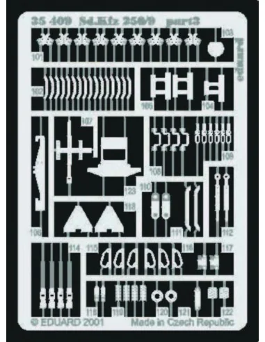 Sd.Kfz. 250/9 Fotoätzsatz, 1/35 - Eduard Accessories 35409