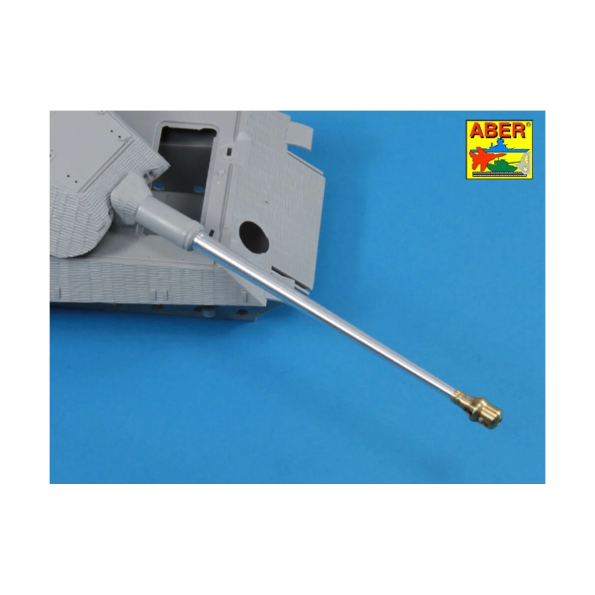 German 8,8cm Kw.K 43 (L/71) gun used on Tiger B Porsche turret-earl...