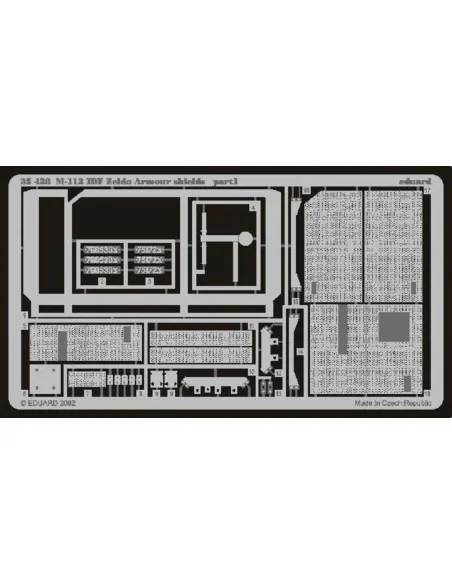 M-113 IDF Zelda Schürzen Fotoätzsatz, 1/35 - Eduard Accessories 35438