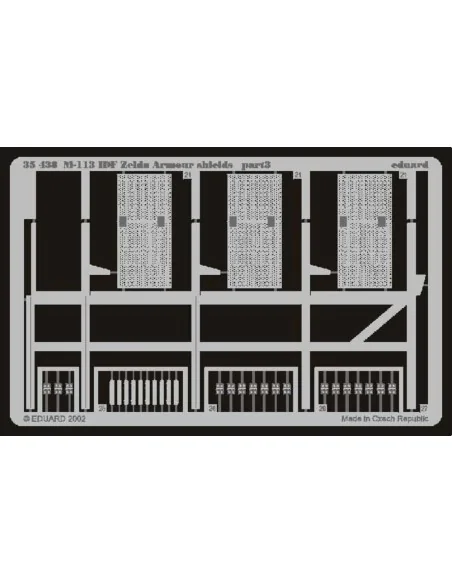 M-113 IDF Zelda Schürzen Fotoätzsatz, 1/35 - Eduard Accessories 35438