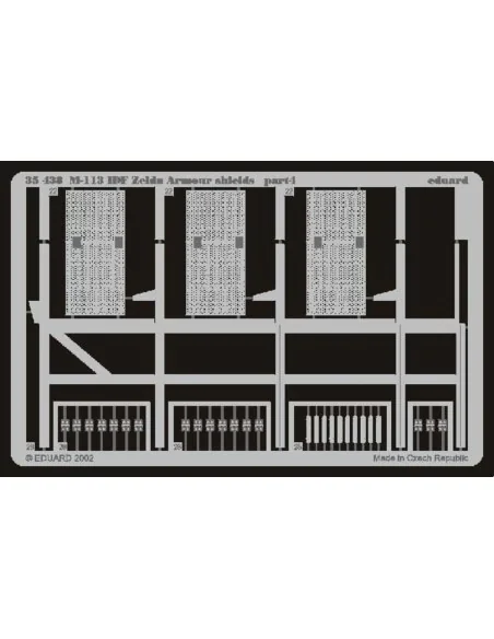 M-113 IDF Zelda Schürzen Fotoätzsatz, 1/35 - Eduard Accessories 35438
