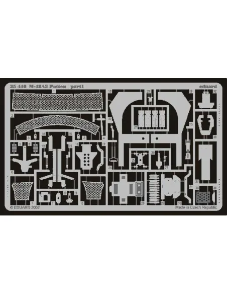 M-48A3 Patton Fotoätzsatz, 1/35 - Eduard Accessories 35440