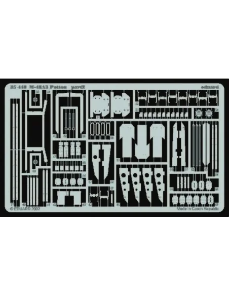 M-48A3 Patton Fotoätzsatz, 1/35 - Eduard Accessories 35440