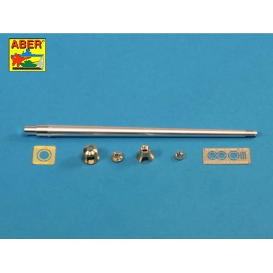 German 8,8cm Kw.K 43 (L/71) gun used on Tiger B Porsche turret-earl...