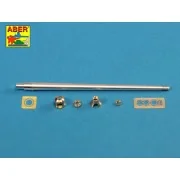 German 8, 8cm Kw.K 43 (L/71) gun used on Tiger B Porsche turret-ear...