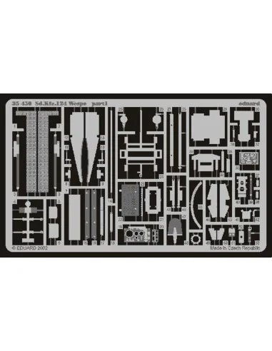 Sd.Kfz.142 Wespe mit Haubitze FH18/2 Fotoätzsatz, 1/35 - Eduard Acc...