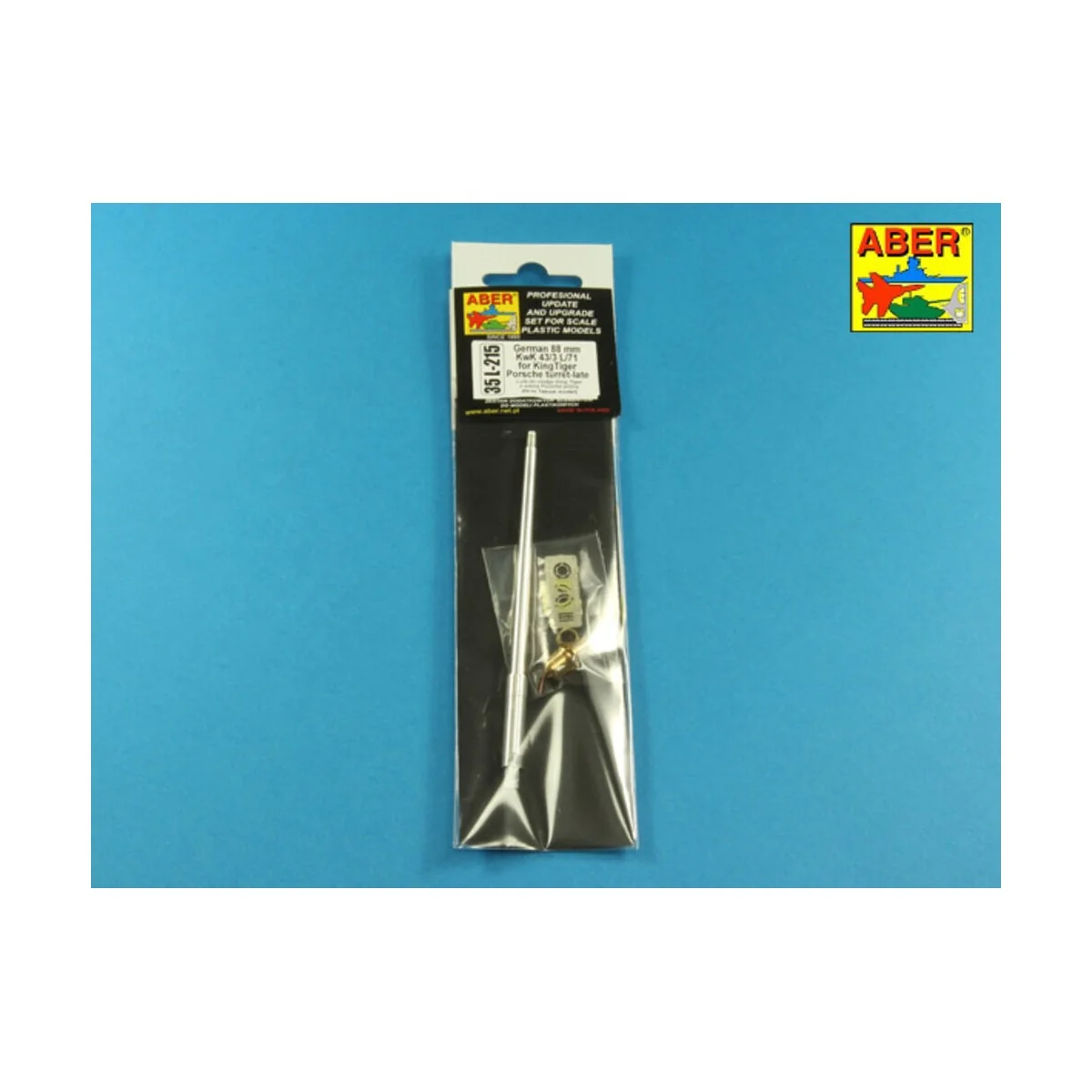 Barrel 8, 8cm Kw.K 43 for Tiger B Porsche turret-late, 1/35 - Aber ...