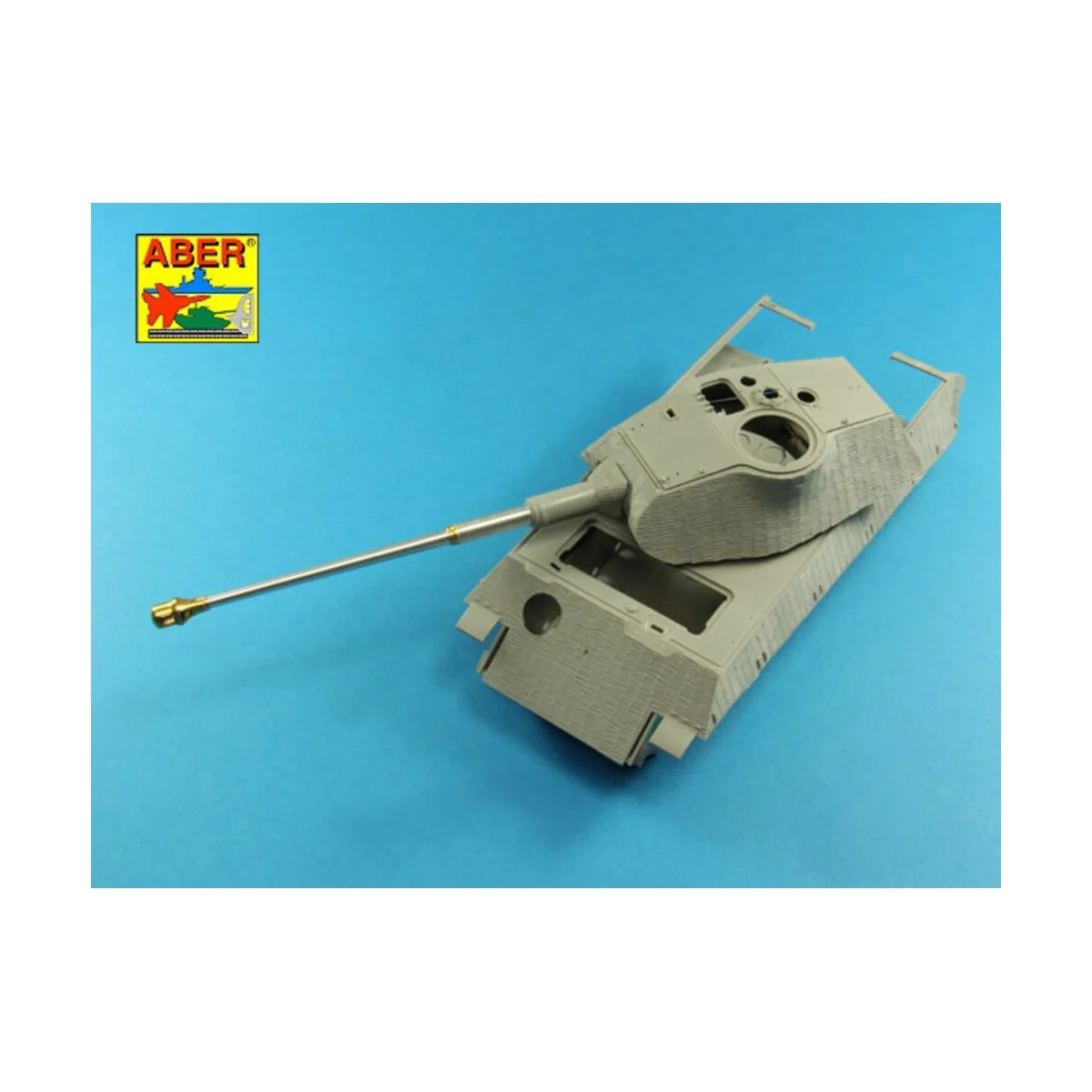 Barrel 8,8cm Kw.K 43 for Tiger B Porsche turret-late - Aber Models ...