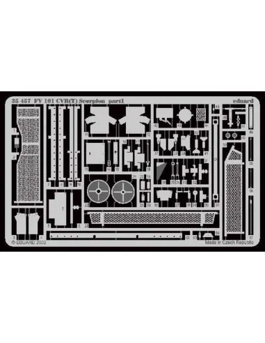 FV 101CVF(T) Scorpion Fotoätzsatz, 1/35 - Eduard Accessories 35457
