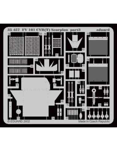 FV 101CVF(T) Scorpion Fotoätzsatz, 1/35 - Eduard Accessories 35457