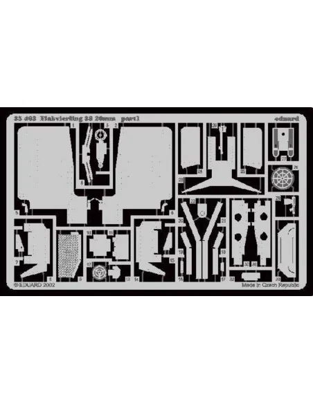 Flakvierling 38 20mm für Tamiya Bausatz, 1/35 - Eduard Accessories ...