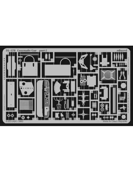 Comando Car für Italeri Bausatz 0320, 1/35 - Eduard Accessories 35479