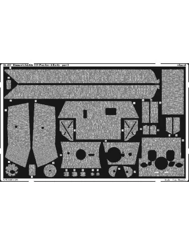Zimmerit Panther Ausf.A Early für Dragon Bausatz, 1/35 - Eduard Acc...