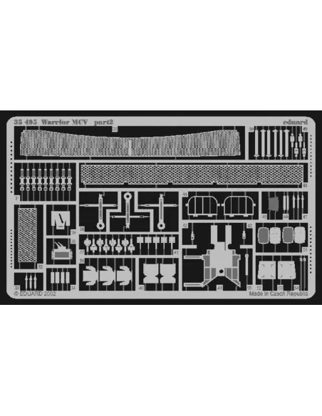 Warrior MCV, 1/35 - Eduard Accessories 35495