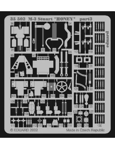 M-3 Sturt Honey, 1/35 - Eduard Accessories 35502