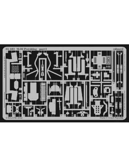 M-26 Pershing, 1/35 - Eduard Accessories 35503