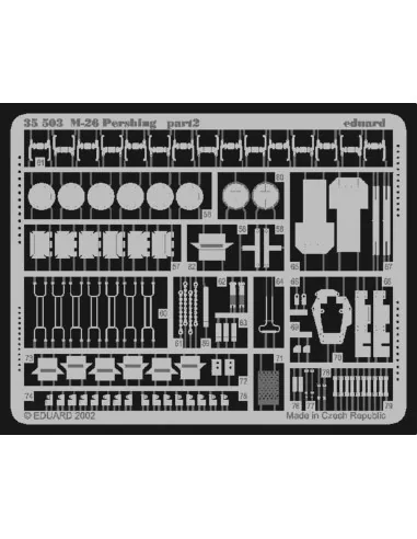 M-26 Pershing, 1/35 - Eduard Accessories 35503