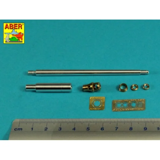 Barrel for Tiger B Henschel-Turm, 1/35 - Aber Models 35 L-216