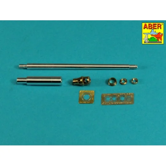 Barrel for Tiger B Henschel-Turm, 1/35 - Aber Models 35 L-216