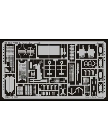 VAB 4x4 exterior, 1/35 - Eduard Accessories 35535